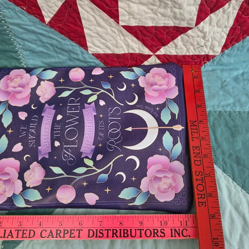 FairyLoot Daughter of the Moon Goddess Sue Lynn Tan Book Sleeve Purple Floral